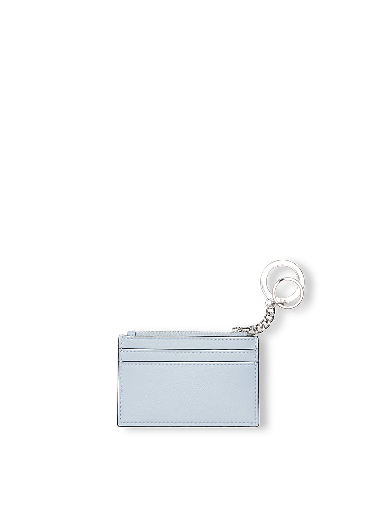 Victoria's Secret, Victoria's Secret Card Holder Keychain, Adrift Blue, onModelBack, 2 of 3
