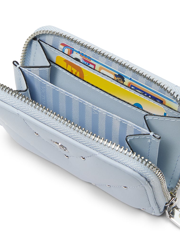 Victoria's Secret, Victoria's Secret Small Wallet with Zip, offModelBack, 3 of 3