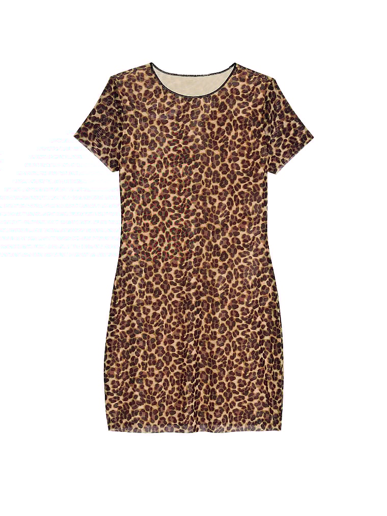 Beachwear Mesh Mini Dress