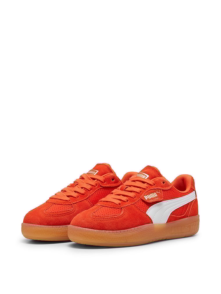 Puma Palermo Moda Sneakers, Redmazing-Gum, offModelFront, 3 of 4