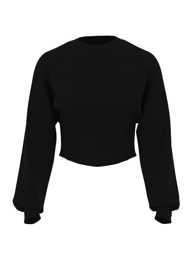 VSX Featherweight Knit Corset Crewneck — صورة 3