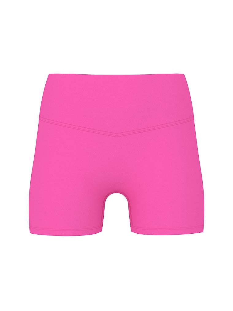 PINK Seamless Logo 3" Bike Shorts, offModelFront, 2 of 4