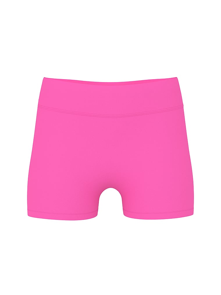 PINK Relay Micro Bike Shorts, Pink Gossip, offModelFront, 2 of 4