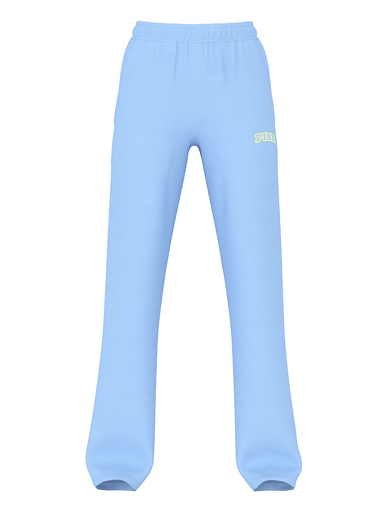 Ivy Fleece Straight-Leg Sweatpants