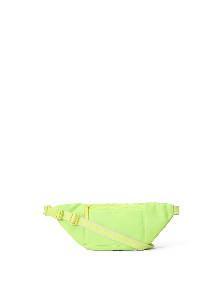 Victoria's Secret, Victoria's Secret VSX Belt Bag, Sparkling Lime, onModelBack, 2 of 4