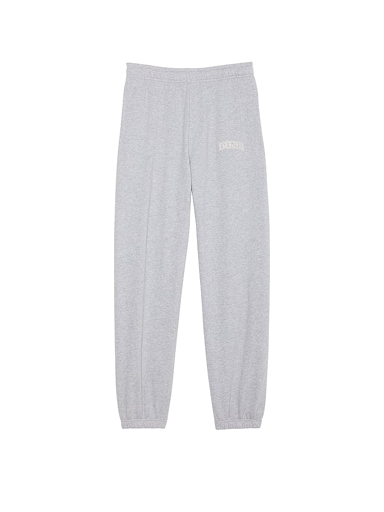 PINK Ivy Fleece Campus Sweatpants, offModelFront, 3 of 3