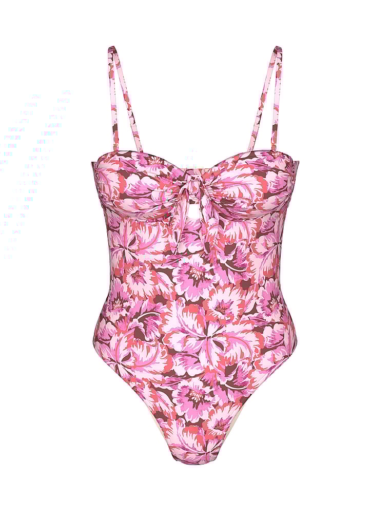 Boho Beach Push-Up Cheeky One-Piece Swimsuit