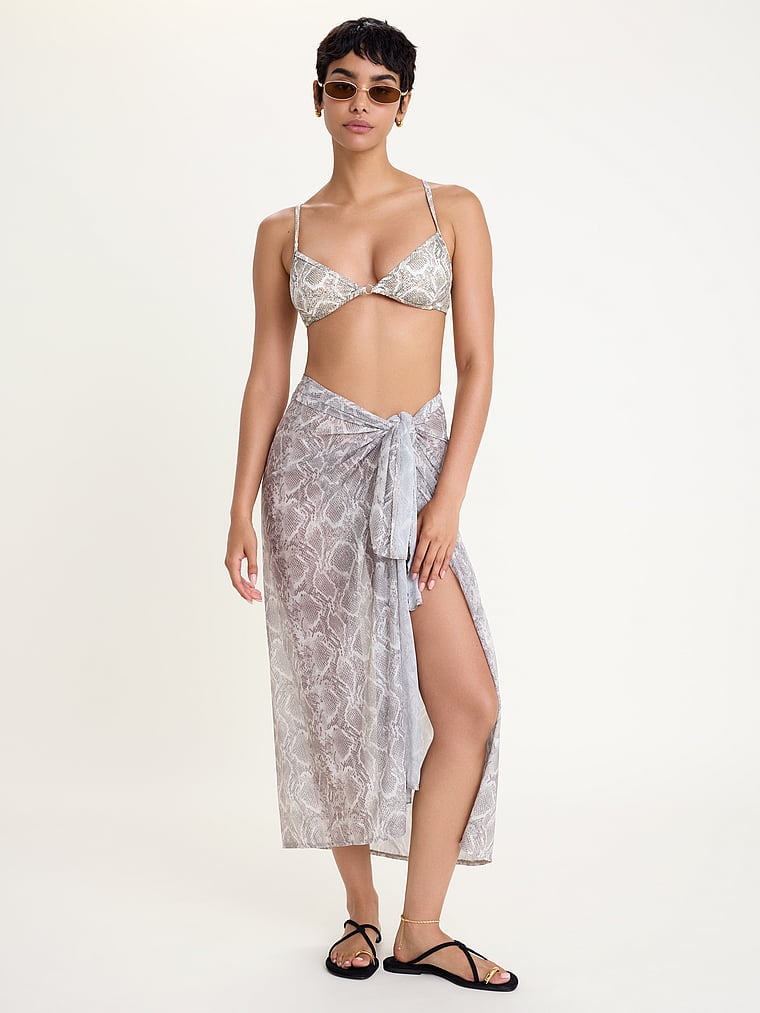 Victoria's Secret, Good American Mesh Sarong, Ssp Print, detail, 4 of 4