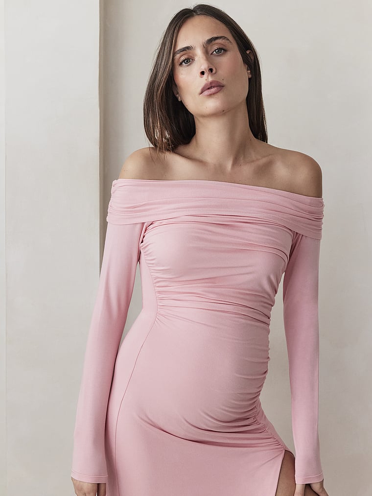ruched off the shoulder bodycon dress PRETTYGARDEN Womens Off The Shoulder Dress Ruched Bodycon Sleeveless S