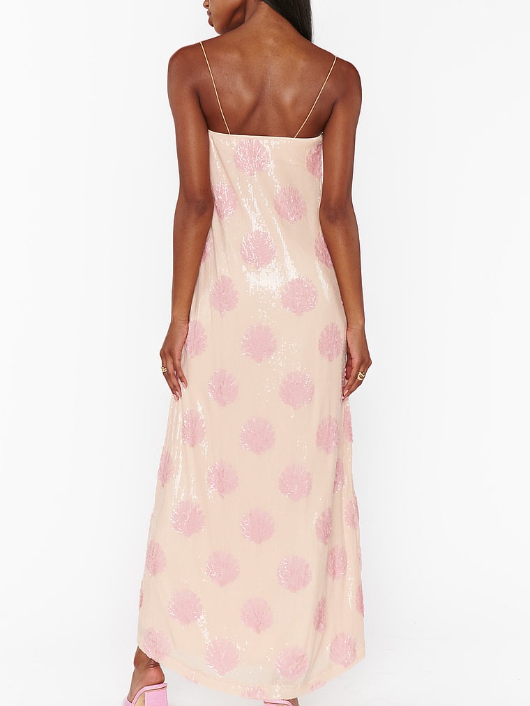 Victoria's Secret, Show Me Your Mumu Lizzy Midi Dress, Shell Sequin, onModelBack, 2 of 3