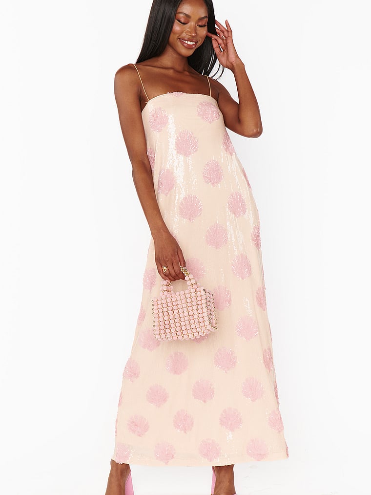 Victoria's Secret, Show Me Your Mumu Lizzy Midi Dress, Shell Sequin, onModelFront, 1 of 3