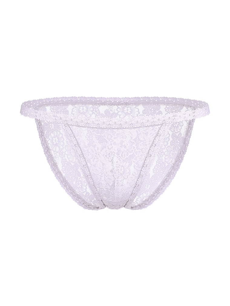 PINK PINK Wink™ String Bikini Panty, Purple Whisper, offModelFront, 3 of 3
