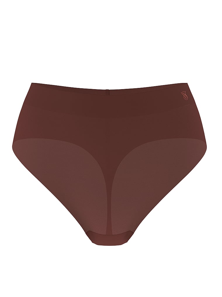 Victoria's Secret, Victoria's Secret Shapewear by Victoria SheerSmoothing™ High-Waist Thong Panty, Ganache, offModelFront, 3 of 3