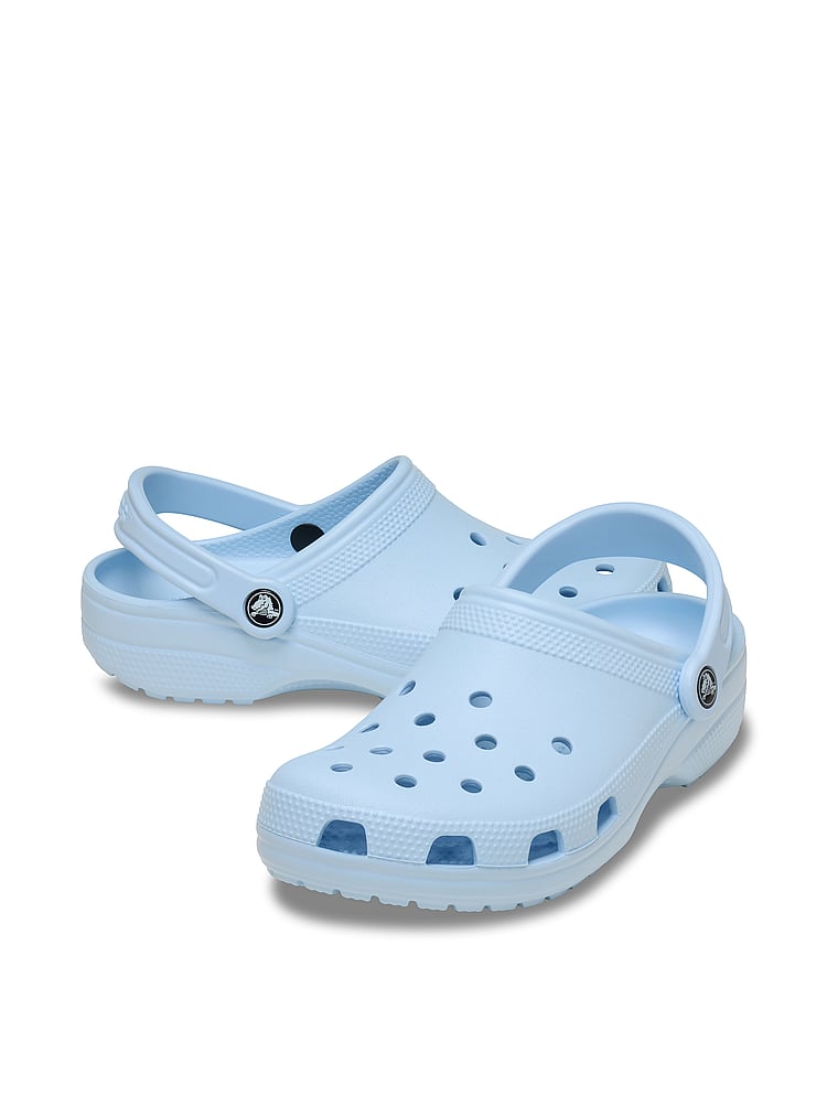Crocs Classic Solid Clogs, Blue Frost, detail, 4 of 4