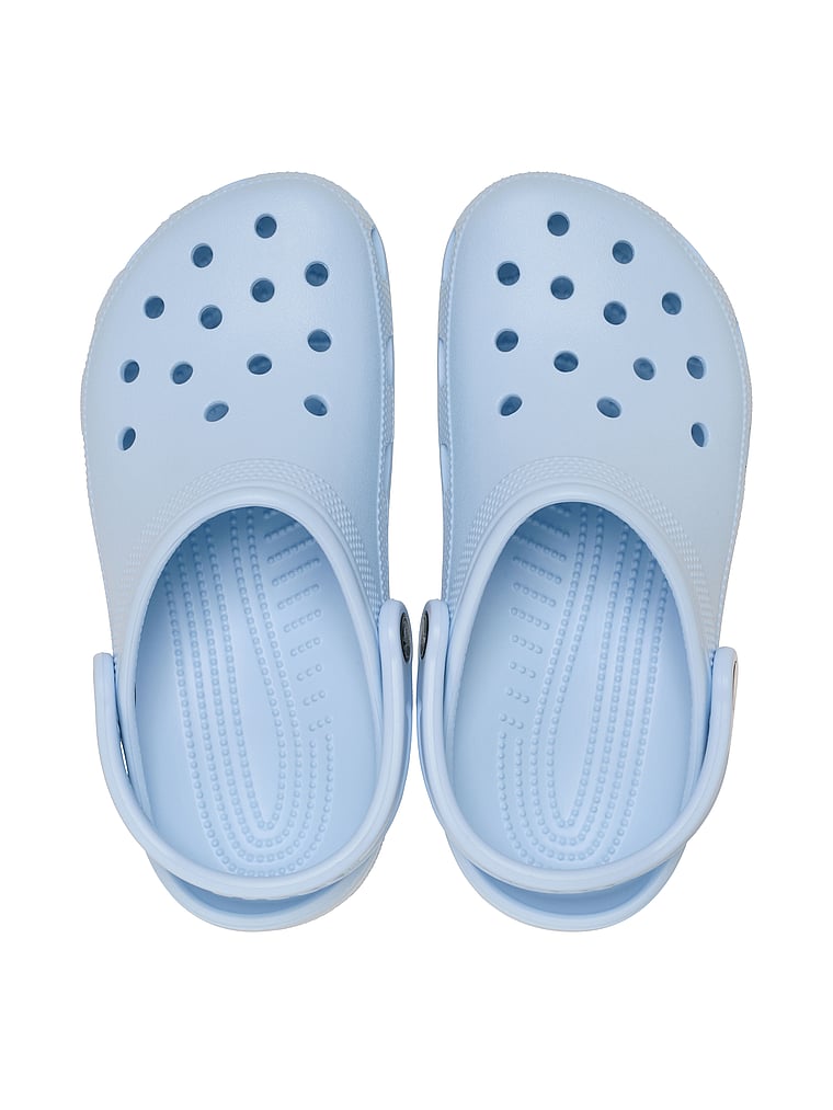 Crocs Classic Solid Clogs, Blue Frost, offModelFront, 3 of 4