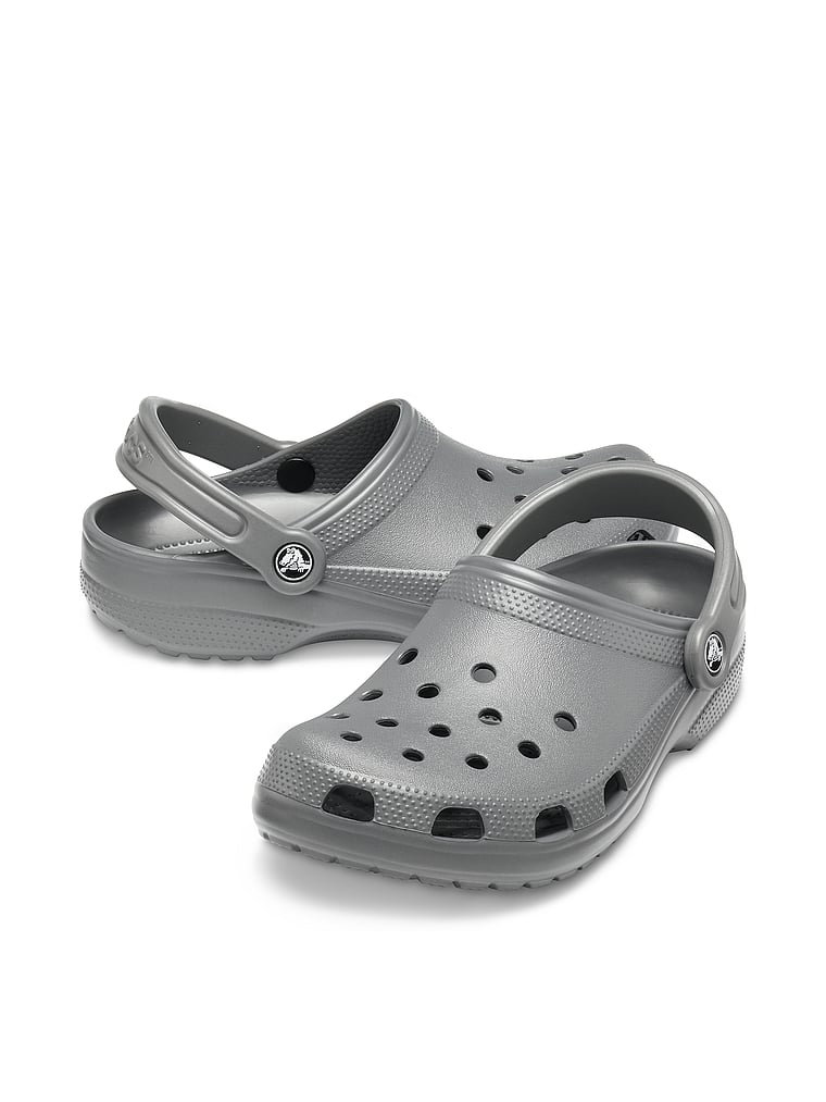 Crocs Classic Solid Clogs, Slate Grey, detail, 4 of 4