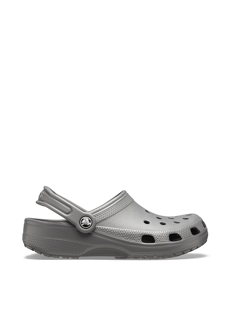 Crocs Classic Solid Clogs, Slate Grey, onModelFront, 1 of 4
