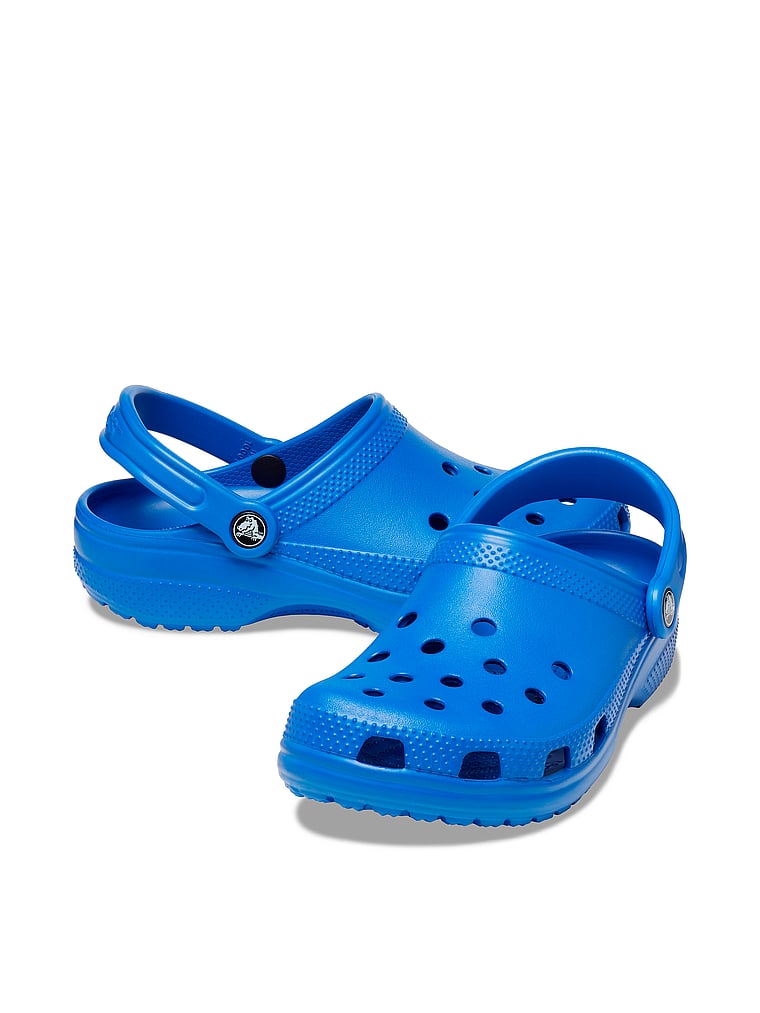 Crocs Classic Solid Clogs, Blue Bolt, detail, 4 of 4