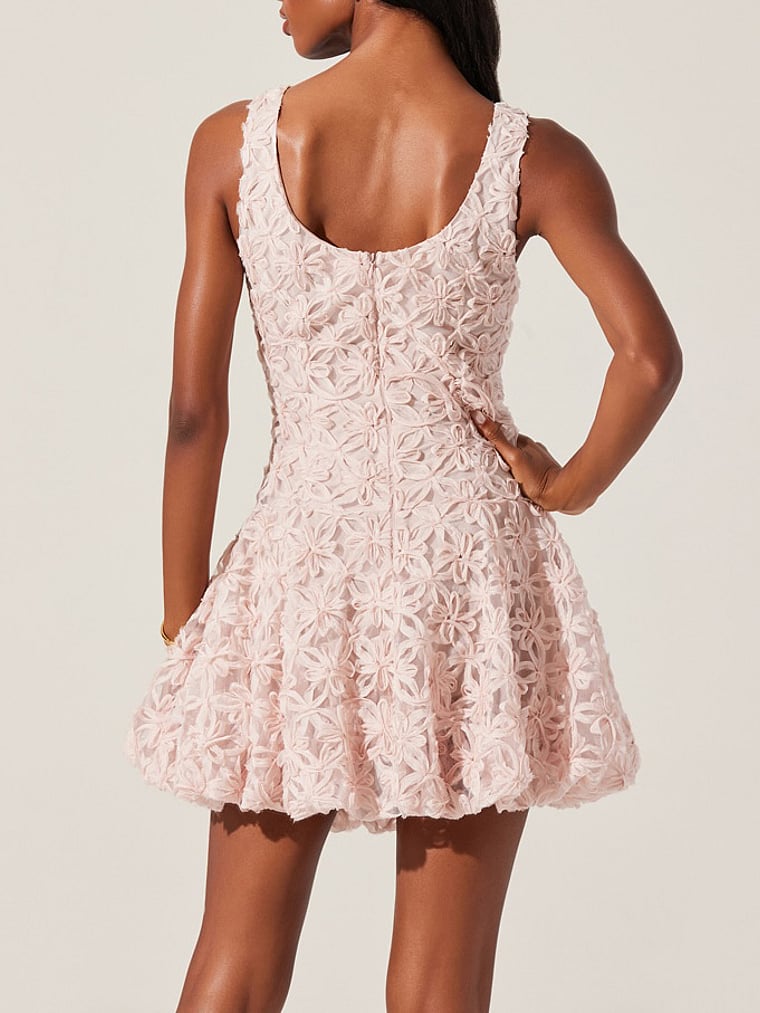 Victoria's Secret, Astr The Label Fable Dress, Blush, onModelBack, 2 of 4