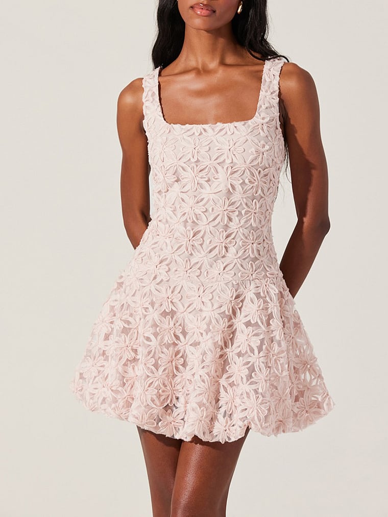 Victoria's Secret, Astr The Label Fable Dress, Blush, onModelFront, 1 of 4