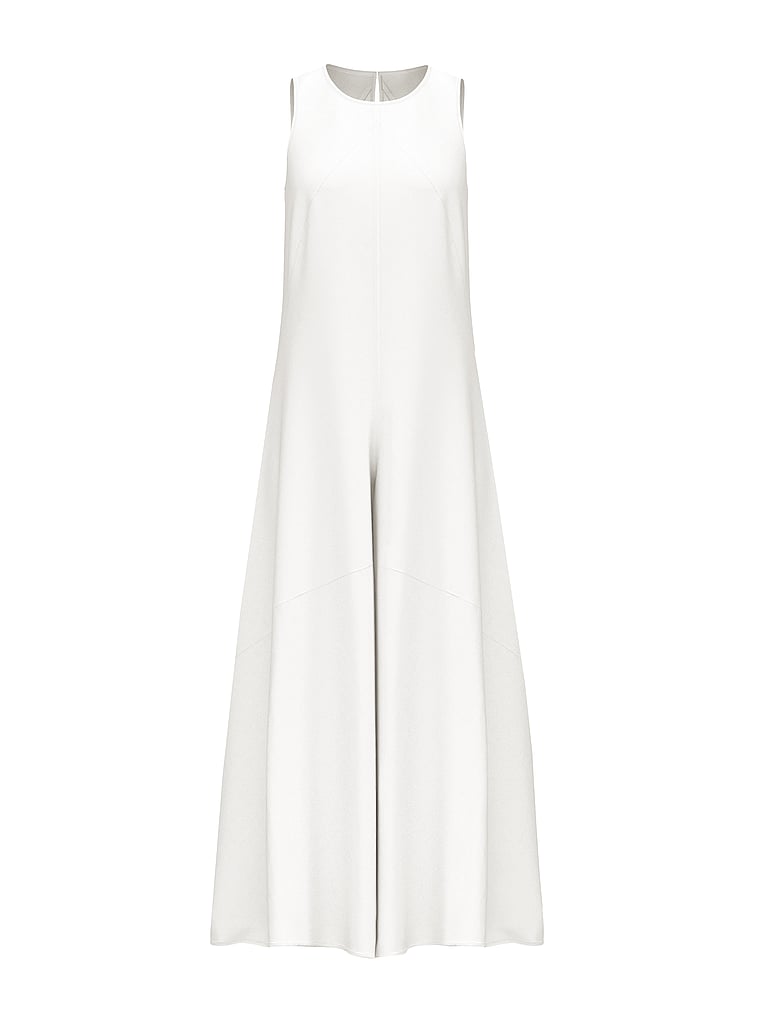 Beachwear Linen Wide-Leg Jumpsuit