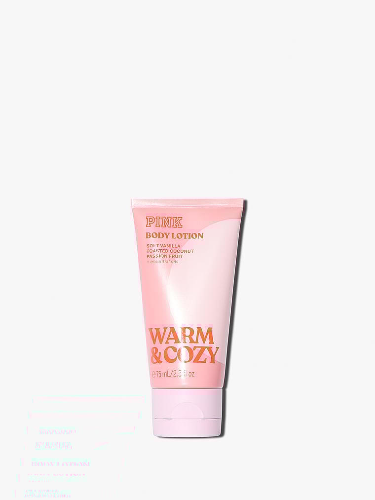 Victoria's Secret, Body Fragrance Mini Body Lotion, Warm & Cozy, onModelFront, 1 of 4
