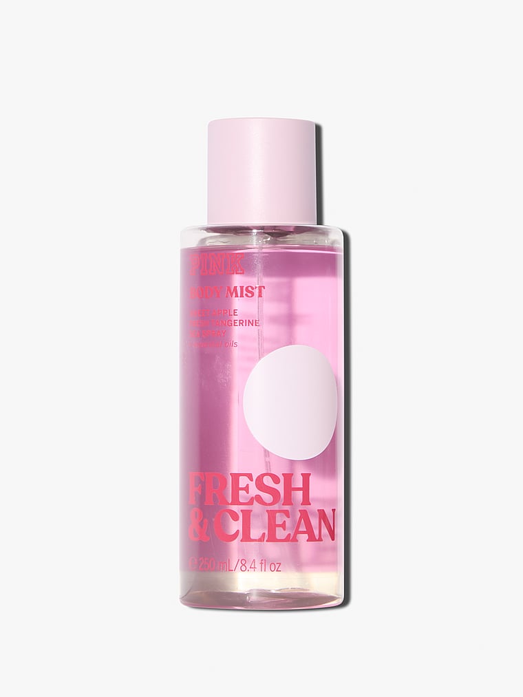 Victoria's Secret, Body Fragrance Limited-Edition Body Mist, Fresh & Clean, onModelFront, 1 of 3
