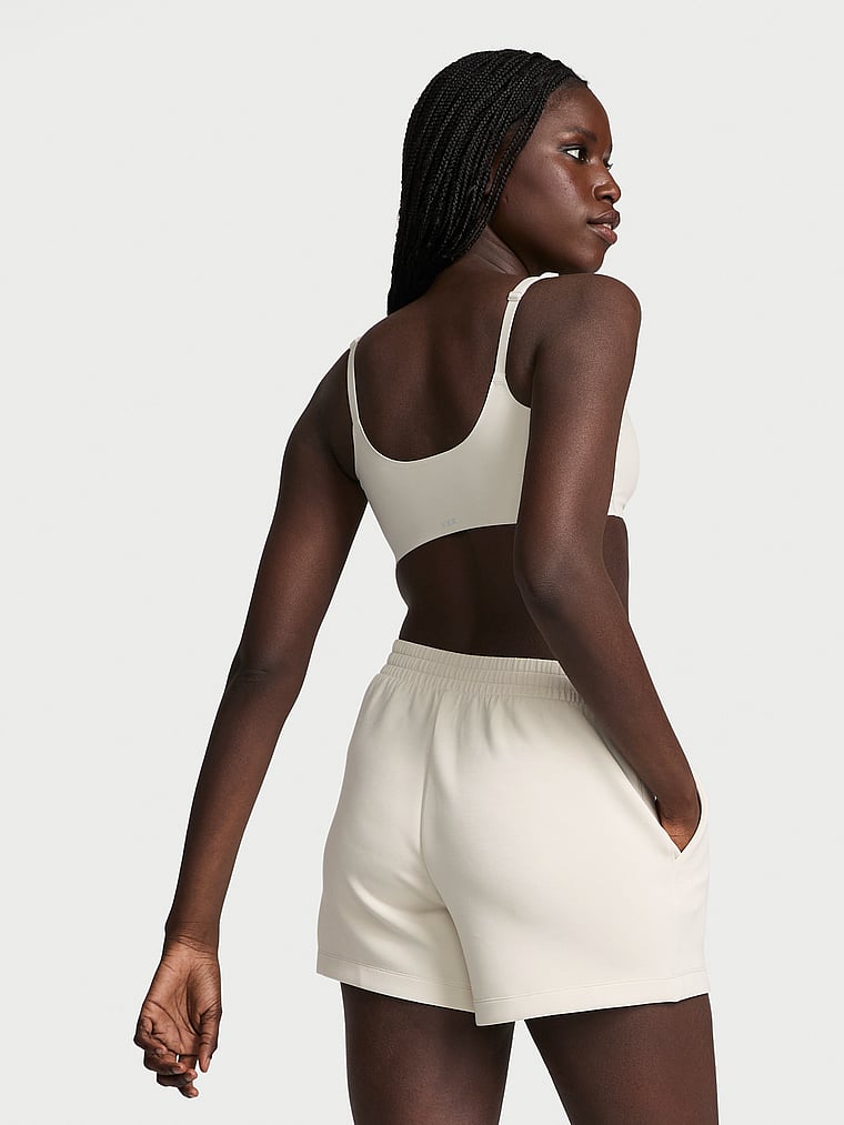 Victoria's Secret, VSX VSX Featherweight Knit Short, Classic Plaster, onModelBack, 2 of 4