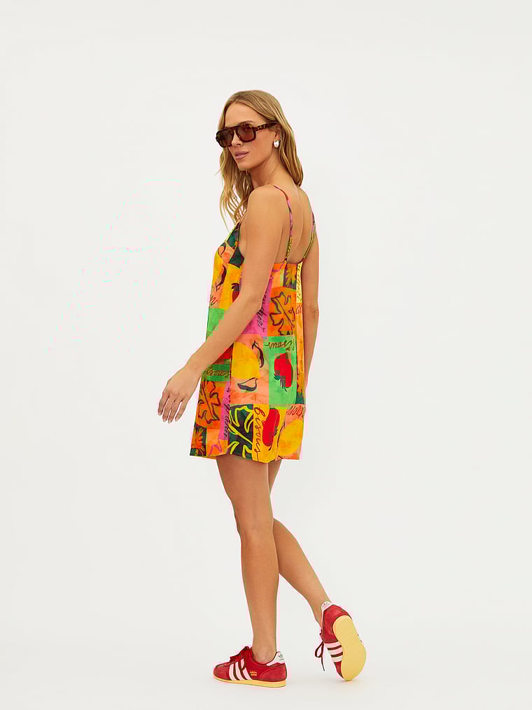 Victoria's Secret, Beach Riot Tayla Dress, Fruit Market, detail, 4 of 4