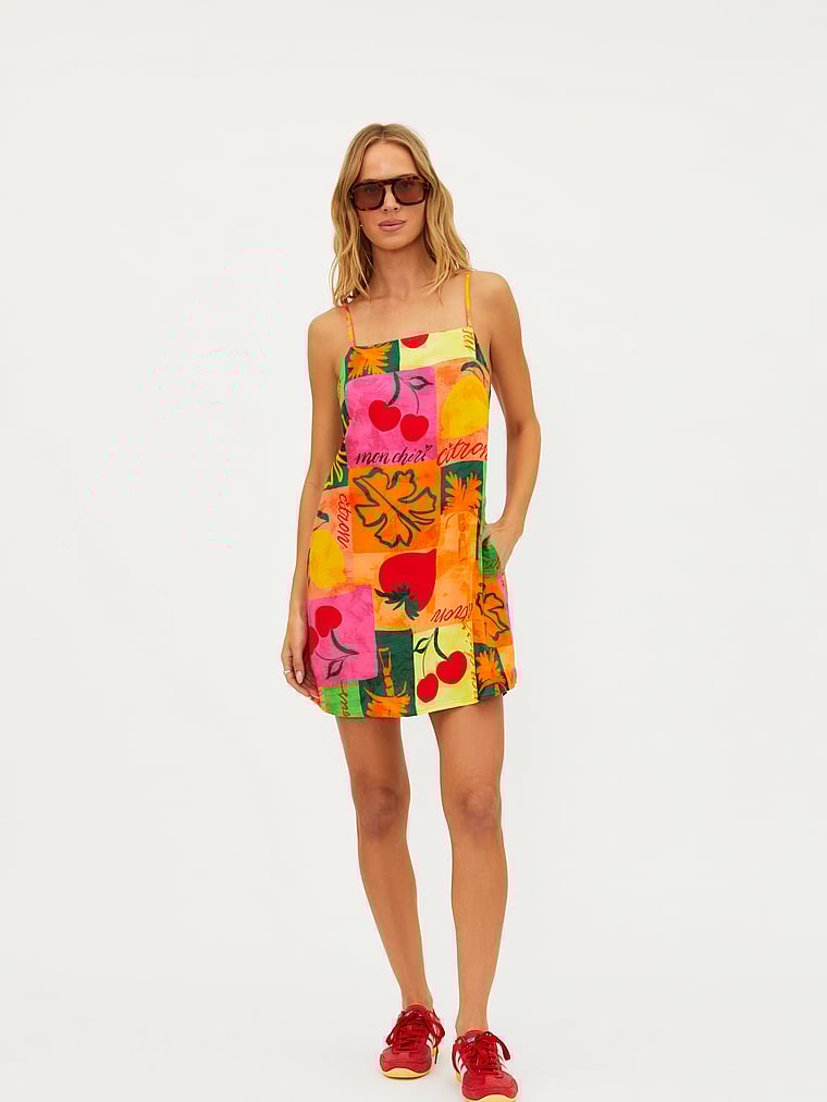 Victoria's Secret, Beach Riot Tayla Dress, Fruit Market, offModelFront, 3 of 4
