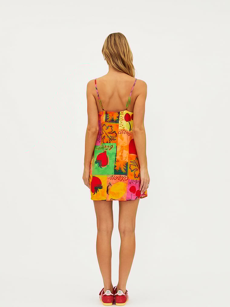 Victoria's Secret, Beach Riot Tayla Dress, Fruit Market, onModelBack, 2 of 4