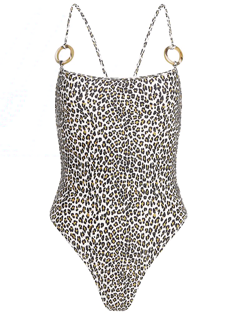 Victoria's Secret, Tropic of C Orb "C" Print One-Piece Swimsuit, Stone Cub, offModelFront, 3 of 4