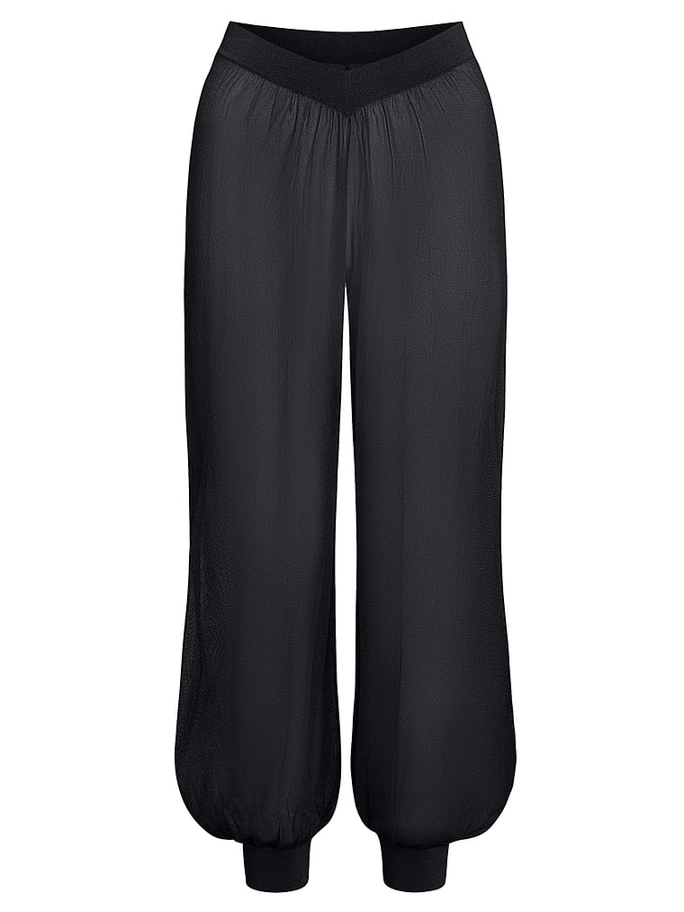 Victoria's Secret, Tropic of C Goa Pants, Black, offModelFront, 3 of 4