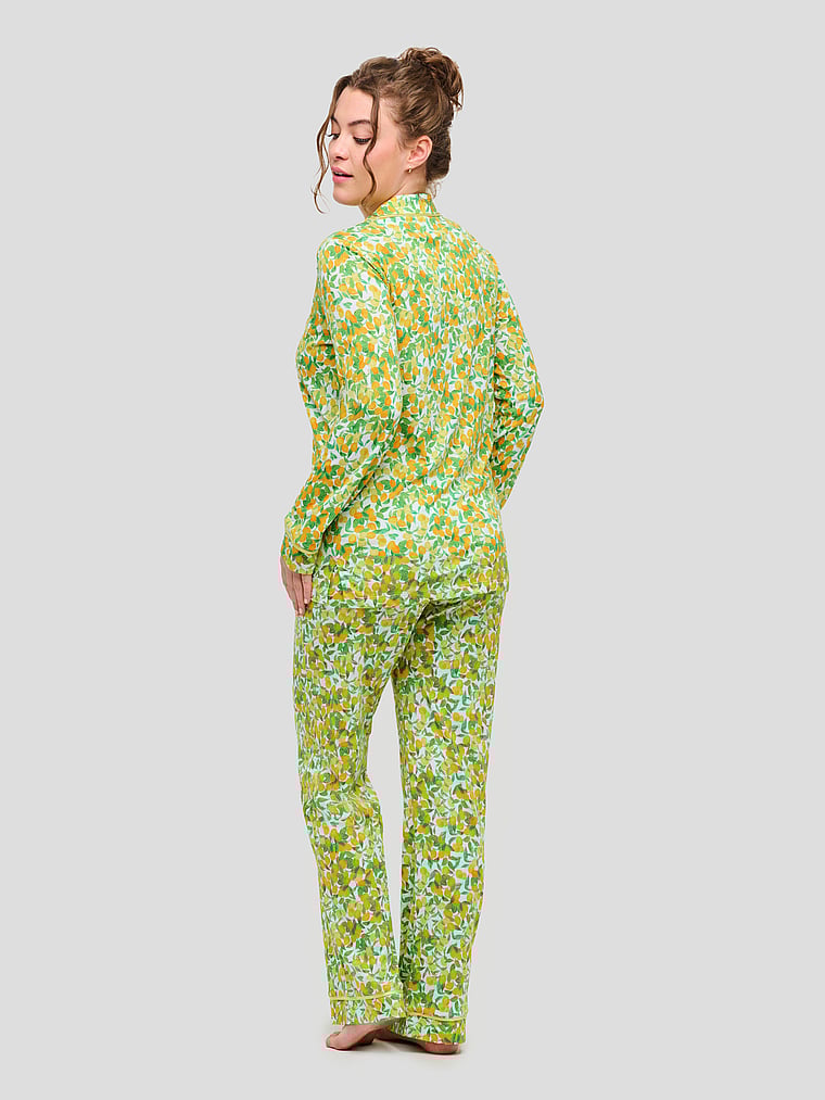 Victoria's Secret, Cosabella Bella Long Sleeve Top & Pant Pajama Set, Mercata, onModelBack, 2 of 3