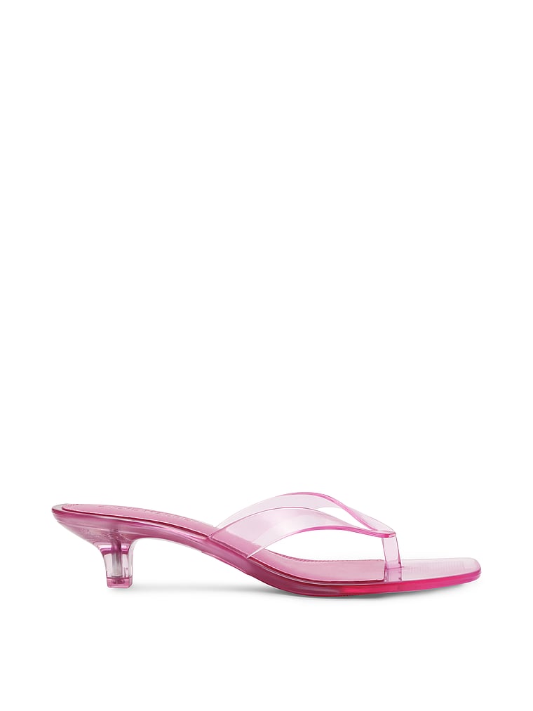 Steve Madden Tracie Jelly Kitten Heels, Pink, onModelFront, 1 of 4
