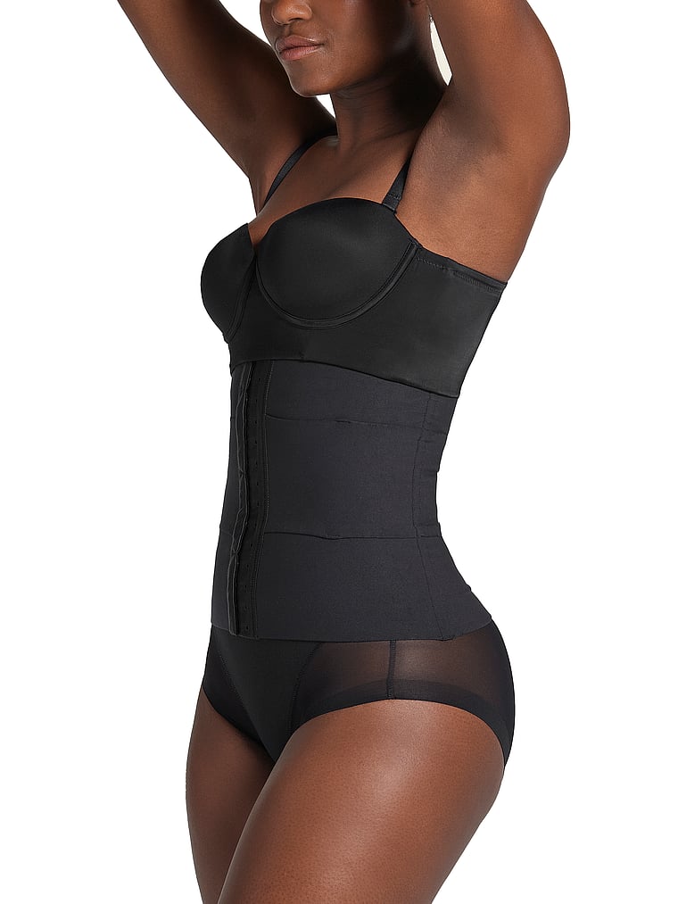 Victoria's Secret, Leonisa Shapewear 3-Belt Custom Compression Waist Trainer with Lumbar Support, Black, detail, 3 of 3