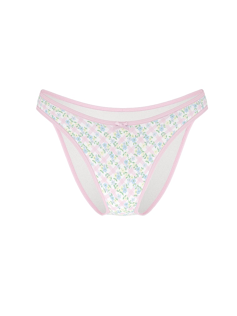PINK by Frankies Bikinis Golden Hour Cheeky Bikini Bottom, offModelFront, 3 of 3