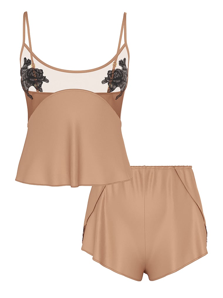 Victoria's Secret Shine Strap Culotte brésilienne en dentelle très sexy Violet, Violet, T-Petit
