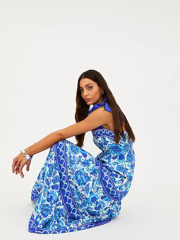 Victoria's Secret, Beach Riot Charlotte Dress, Royal Riviera, detail, 4 of 4