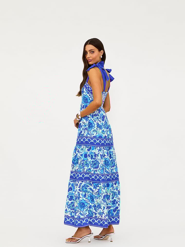 Victoria's Secret, Beach Riot Charlotte Dress, Royal Riviera, onModelBack, 2 of 4