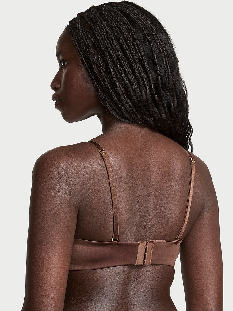 Victoria's Secret, Victoria's Secret Bare Very Sexy Bombshell Add-2-Cups Push-Up Strapless Bra, Ganache, onModelBack, 2 of 3
