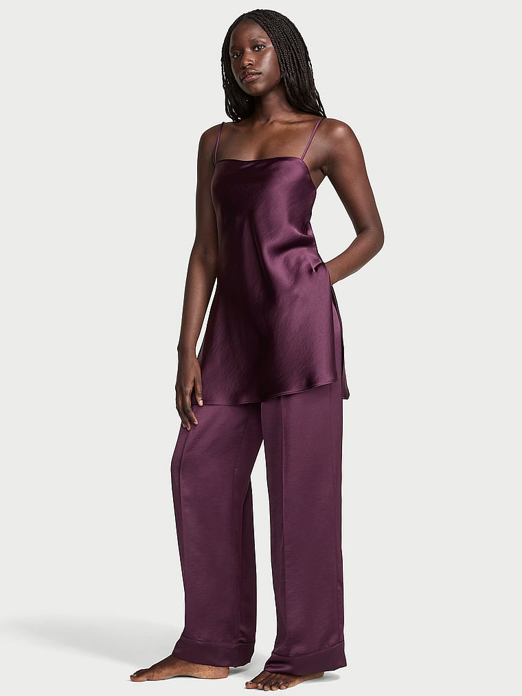 Victoria's Secret Shine Strap Culotte brésilienne en dentelle très sexy Violet, Violet, T-Petit