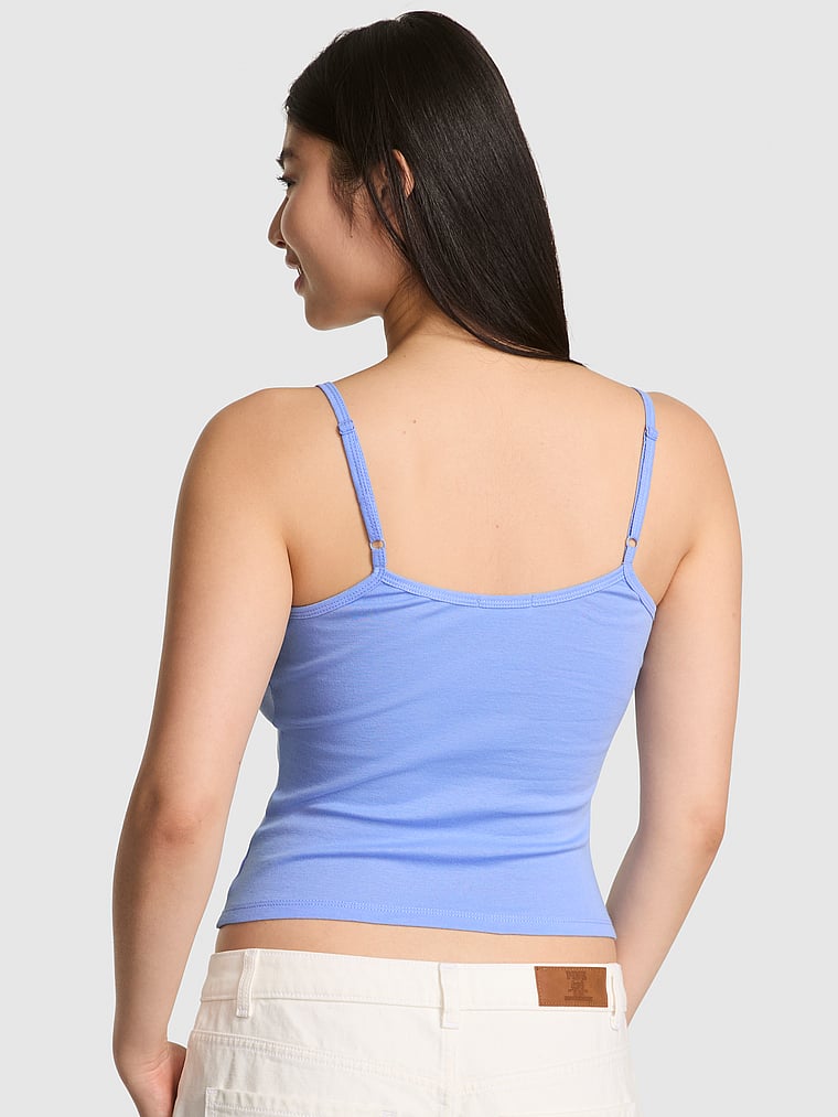 PINK Keyhole Charm Cami, onModelBack, 2 of 4