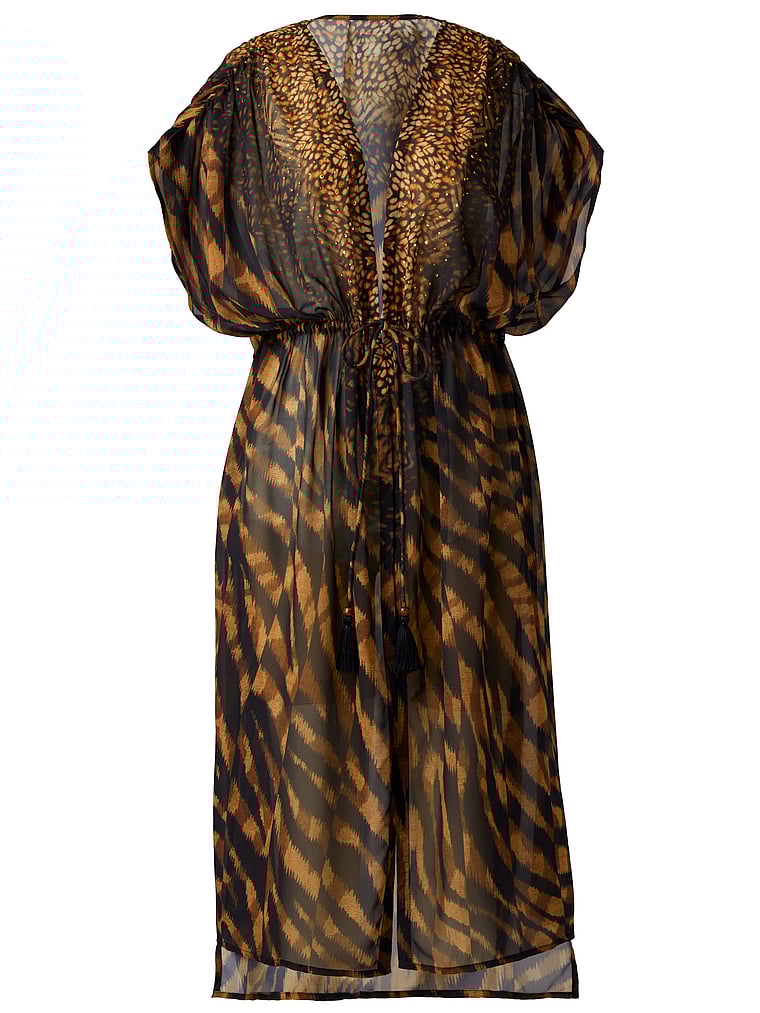 Beaded Kimono Cover Up