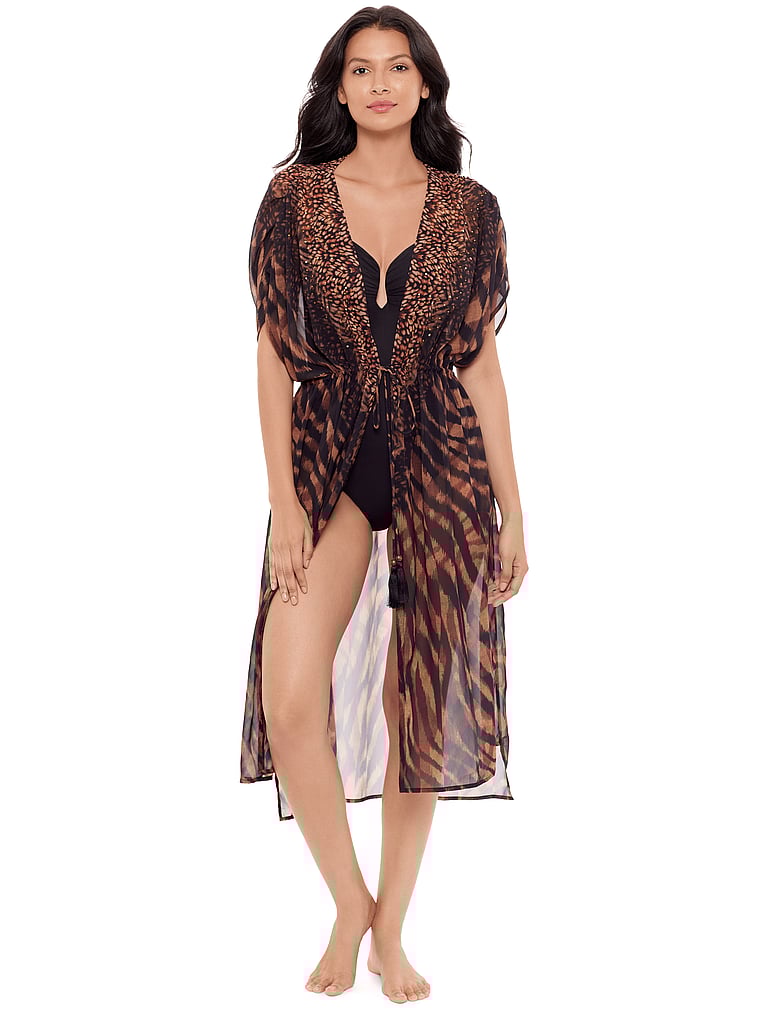 Beaded Kimono Cover Up