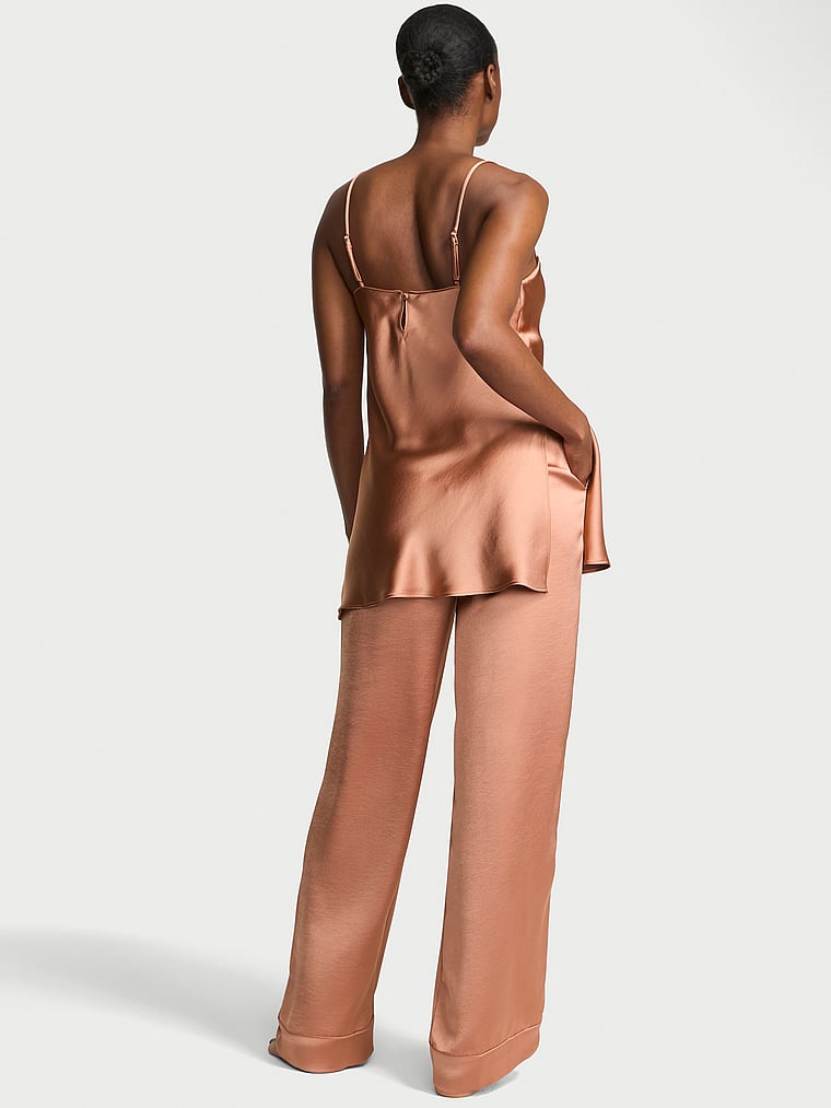 Luxe Satin Tunic Cami & Pant Set