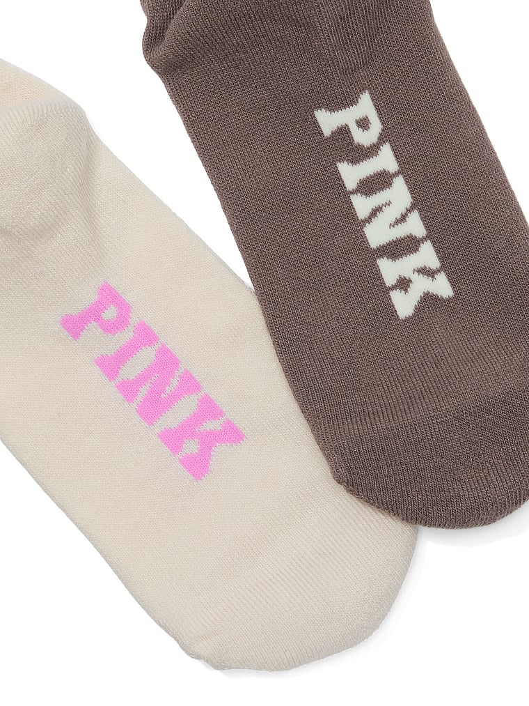 PINK 2-Pack Crew Socks, detail, 2 of 2