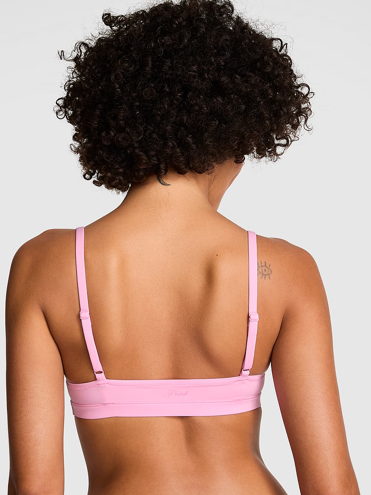 Victoria's Secret Pink Bralette / Brassière De Sport – Michigan Pink – Neuf Avec Étiquettes