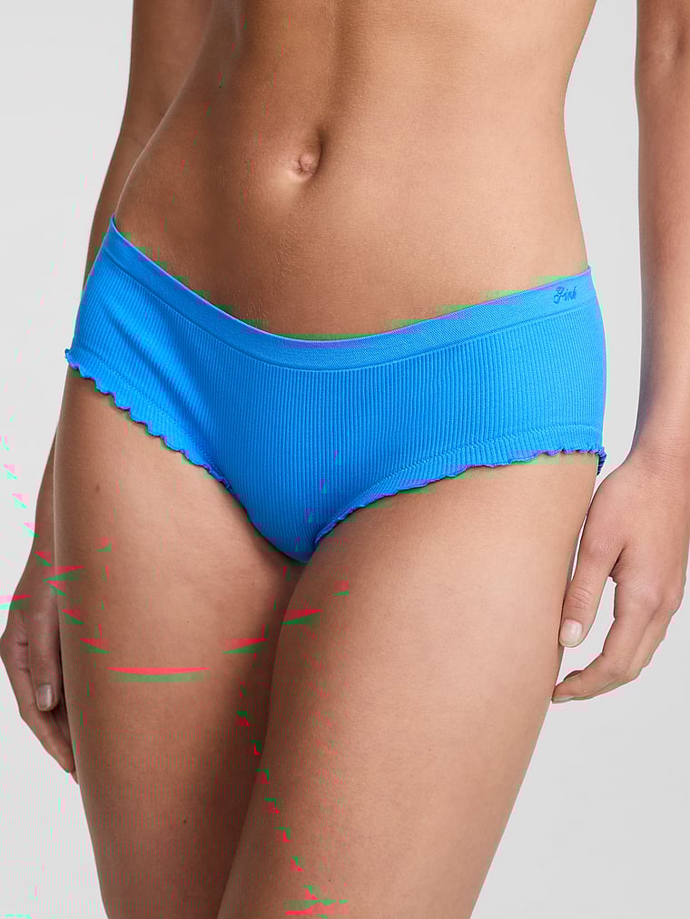 PINK Seamless Hiphugger Panty, onModelFront, 1 of 4