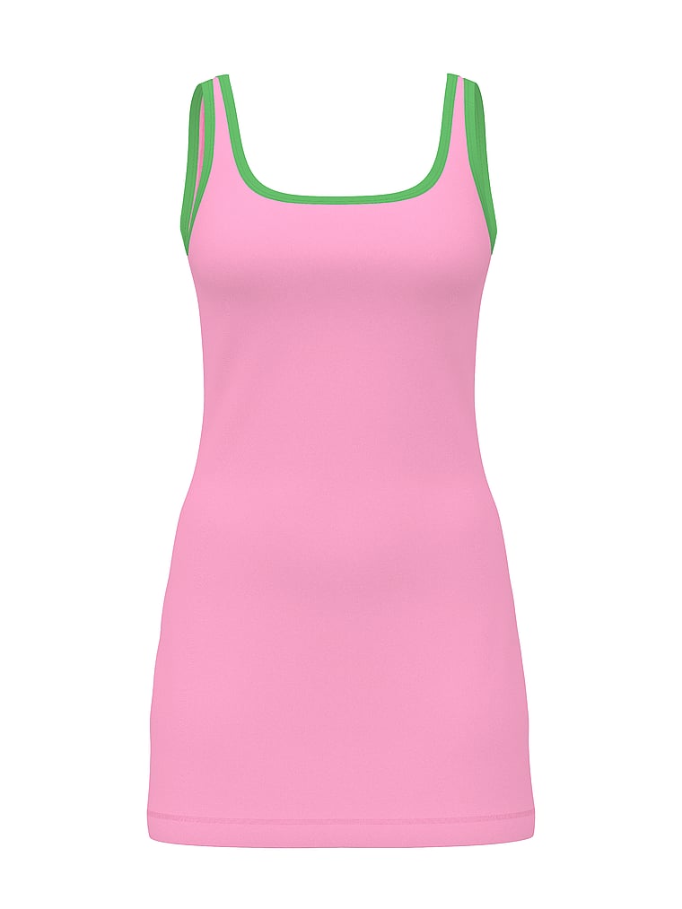 PINK Relay Scoop Sport Dress, Pink Lollipop, offModelFront, 2 of 5